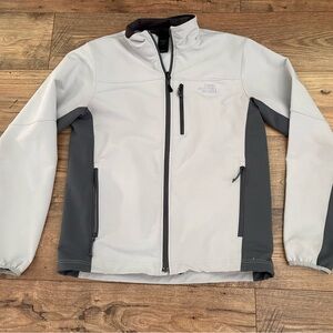 The North Face Men's Light Gray and Dark Gray Performance Jacket